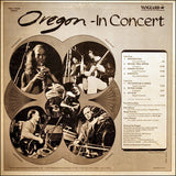 Oregon – In Concert - 1975-Jazz ,Contemporary Jazz, Free Improvisation (Vinyl)