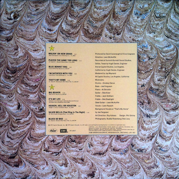 Original Texas Playboys – Under the Direction of Leon McAuliffe (Western Swing / Country, Vinyl LP) ST‑11917