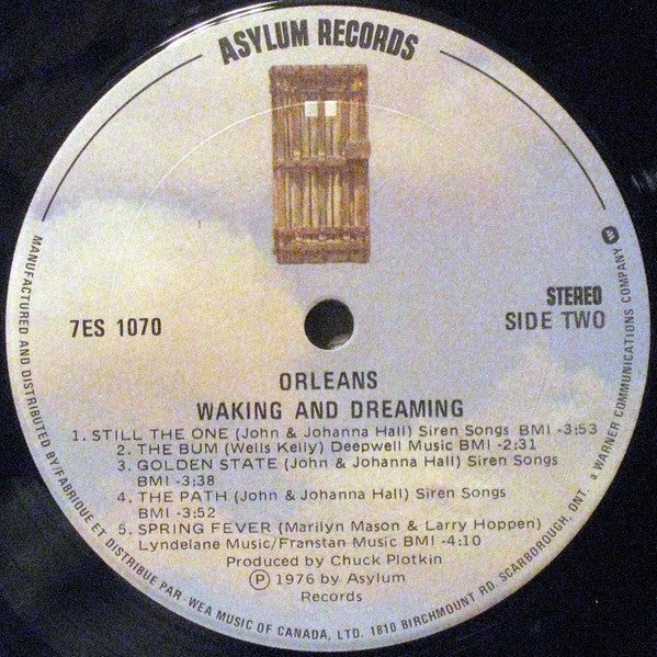 Orleans – Waking And Dreaming 1976-Soft Rock, Pop Rock (Vinyl)  some cover wear