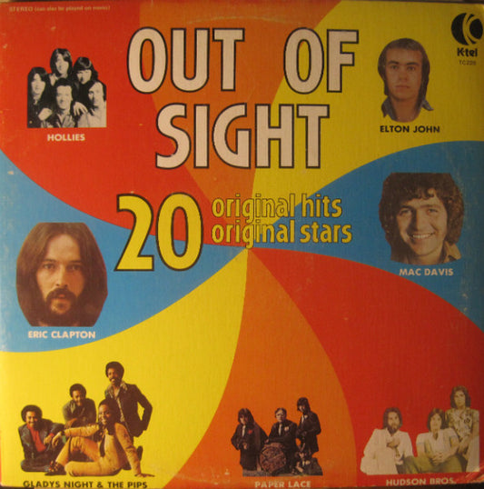 Various Artists – Out of Sight – 1970s – Pop Rock / Soul Compilation (vinyl)