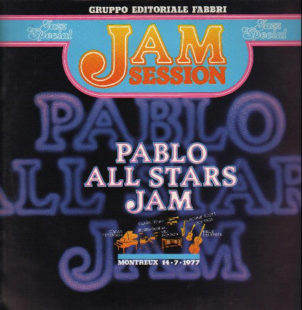 Pablo All Stars Jam ‎– Pablo All Stars Jam - 1979 Jazz (Italian Vinyl)