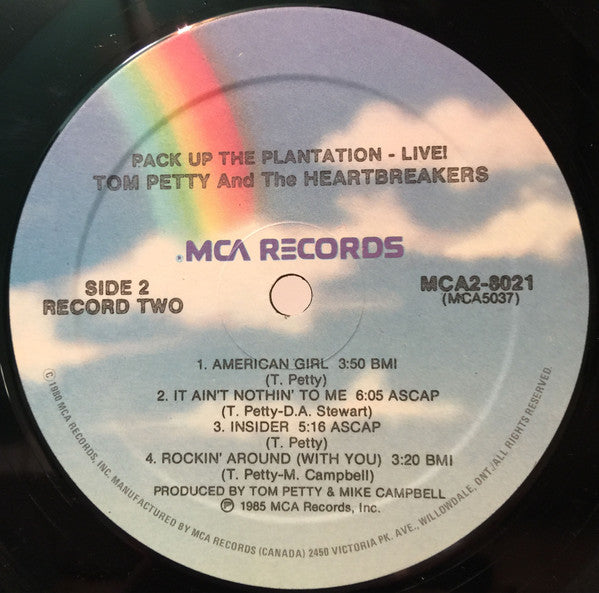 Tom Petty And The Heartbreakers ‎– Pack Up The Plantation - Live 1985- 2 lps  (vinyl)