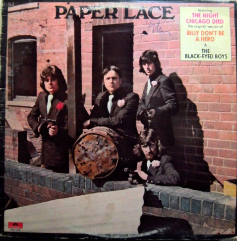 Paper Lace ‎– Paper Lace -1974 Soft Rock, Vocal (vinyl)