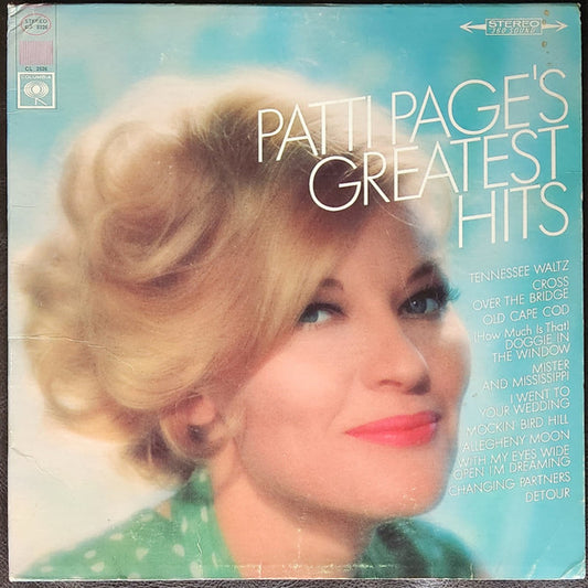 Patti Page – Patti Page's Greatest Hits -Folk, World, & Country (vinyl) NM