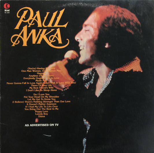 Paul Anka ‎– Paul Anka - Vocal, Easy Listening (vinyl)
