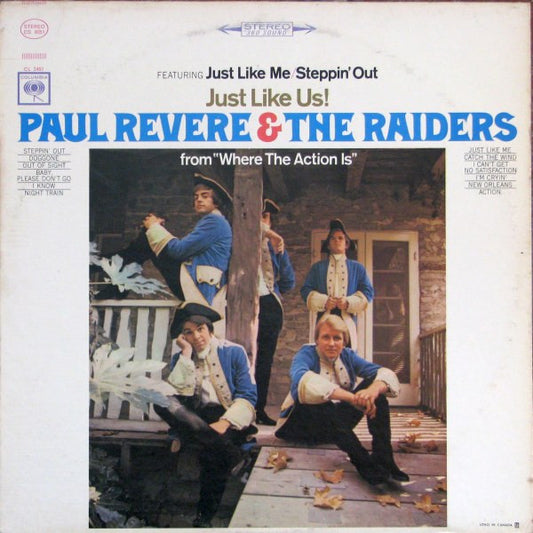 Paul Revere & The Raiders – Just Like Us 19666 -Rock, Pop Style: Garage Rock (Vinyl)