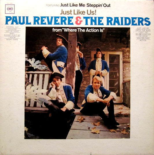 Paul Revere & The Raiders – Just Like Us! 1966- Rock, Pop Style: Beat, Garage Rock (Vinyl)