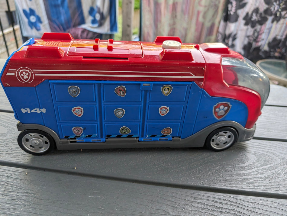 Paw Patrol Mission Cruiser #14 Truck Van Bus RV Toy - Used