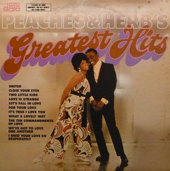 Peaches & Herb – Peaches & Herb's Greatest Hits - 1968-Funk / Soul ( Rare Viny )