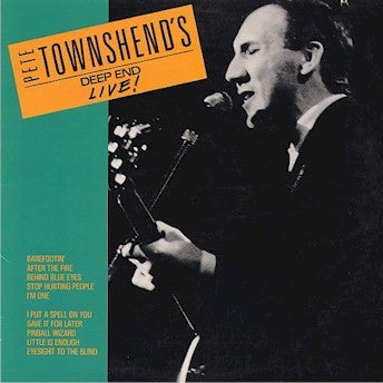 Pete Townshend ‎– Pete Townshend's Deep End Live! - 1986 Classic Rock (Vinyl)