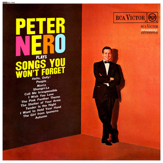 Peter Nero ‎– Peter Nero Plays Songs You Won't Forget -1964- Jazz, Pop, Classical (vinyl)