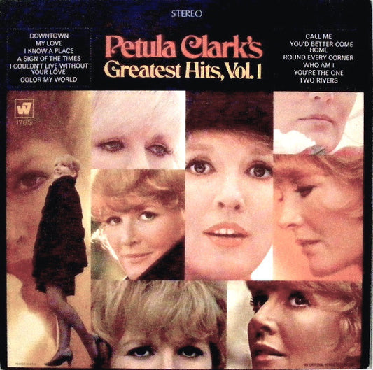 Petula Clark ‎– Petula Clark's Greatest Hits, Vol. 1 - 1968-Pop Rock, Vocal, Ballad (vinyl)