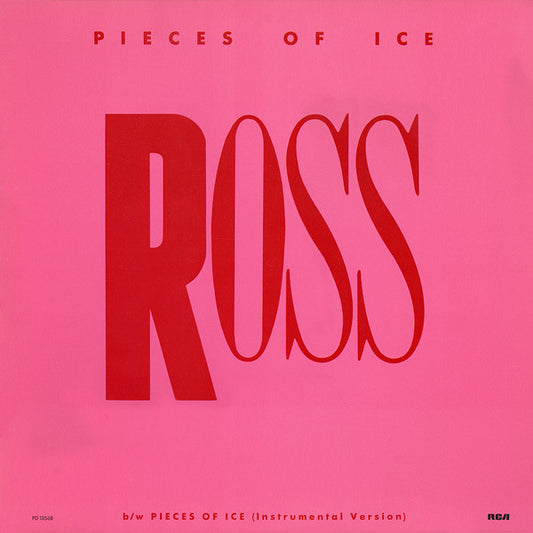 Diana Ross – Ross- Pieces Of Ice - Electronic, Funk / Soul Disco, Synth-pop (  Vinyl, 12", 33 ⅓ RPM, Stereo )