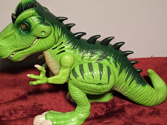 Playskool Heroes JURASSIC WORLD TYRANNOSAURUS REX LARGE DINOSAUR W/ LIGHT Used Loose