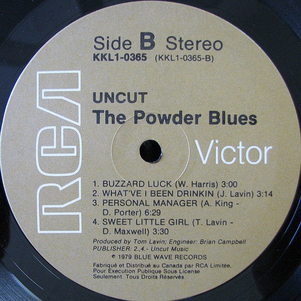 Powder Blues Uncut -1980 Blues Rock (vinyl)