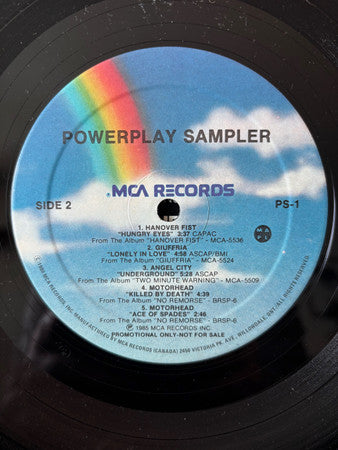 Various Artists – Power Play Sampler (Hard Rock / Heavy Metal , Vinyl LP)Triumph, Motor Head , Armoured Saints