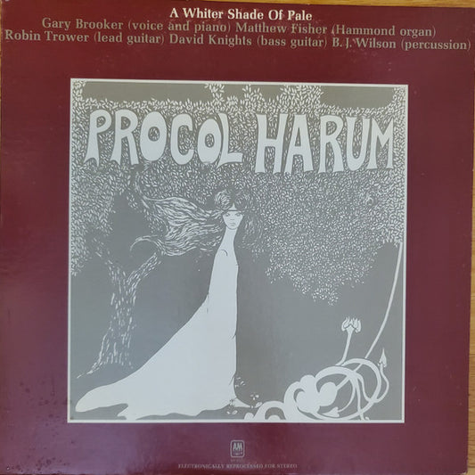 Procol Harum – A Whiter Shade Of Pale 1973Rock Style: Classic Rock (Vinyl)