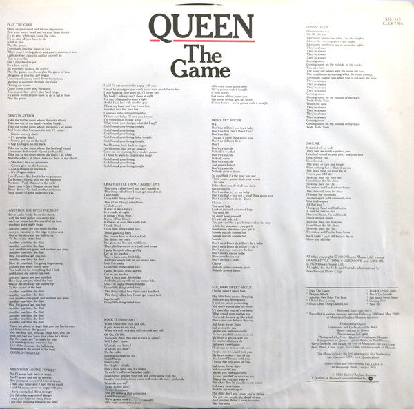 Queen – The Game – 1980 – Rock / Pop (vinyl)