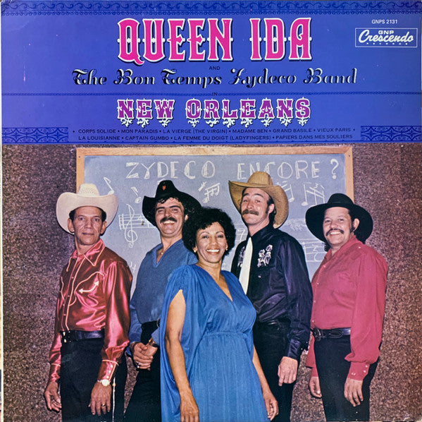 Queen Ida and the Bon Temps Zydeco Band – In New Orleans (Zydeco / Creole Roots / Accordion Dance Music, Vinyl LP) GNPS‑2131