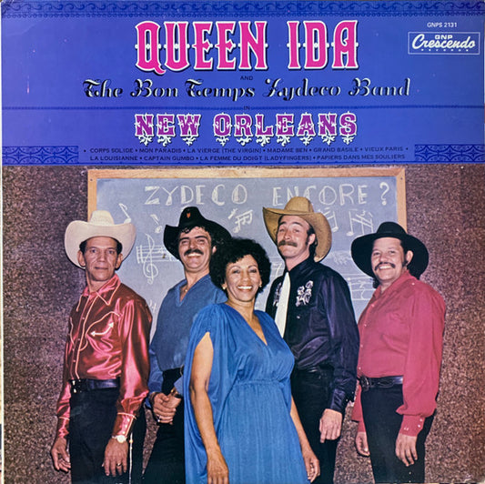 Queen Ida and the Bon Temps Zydeco Band – In New Orleans (Zydeco / Creole Roots / Accordion Dance Music, Vinyl LP) GNPS‑2131