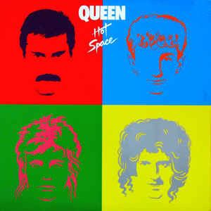 Queen ‎– Hot Space - 1982-  Hard Rock (vinyl)  Awesome shape !