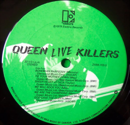 Queen – Live Killers (2 lps) 1979 Rock ( Vinyl)