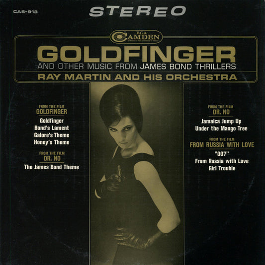 Ray Martin And His Orchestra – Goldfinger And Other Music From James Bond Thrillers -  Classical, Stage & Screen Style: Theme, Score (vinyl)