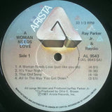 Ray Parker Jr. And Raydio A Woman Needs Love- 1981-Funk / Sou,  Disco (vinyl)