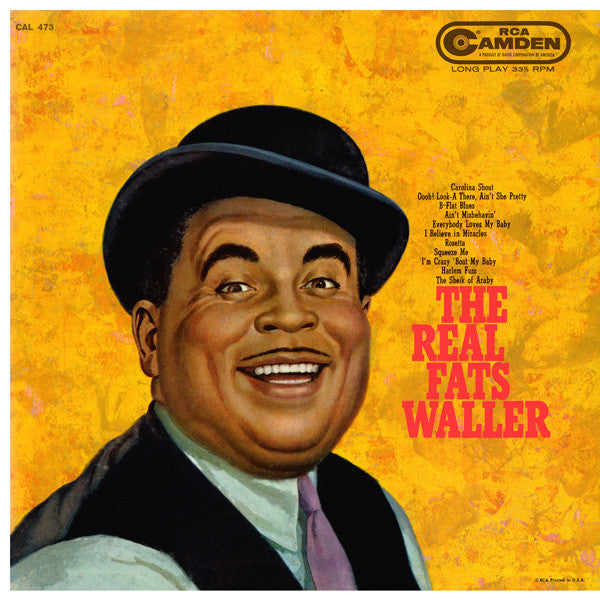 FATS WALLER — The Real Fats Waller (RCA Camden, CAL 473) Jazz, Stride Piano (Vinyl)
