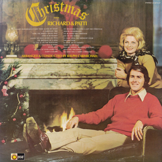 Richard & Patti Roberts – Christmas with Richard & Patti – 1970s – Holiday / Inspirational / Vocal ( Vinyl)