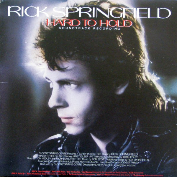 Rick Springfield – Hard to Hold (Soundtrack) – 1984 – Rock / Pop / Soundtrack (vinyl)