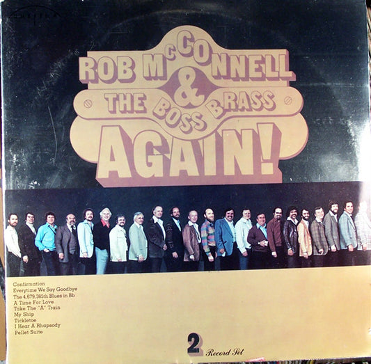 Rob McConnell & The Boss Brass ‎– Again! 1978- Big Band Jazz (2 lps - Vinyl)