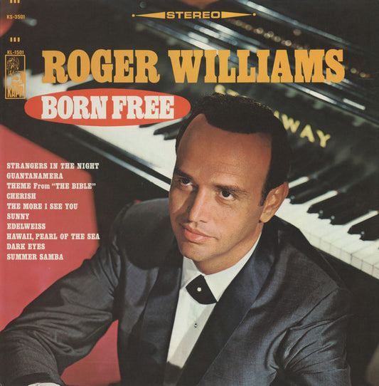 Roger Williams Born Free - 1966-Jazz, Latin, Pop Style: Easy Listening (vinyl)