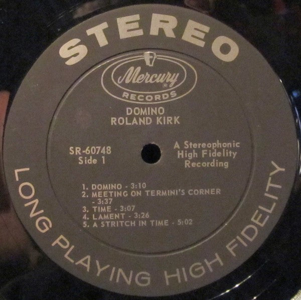 Roland Kirk – Domino 1962- Jazz Style: Bop, Post Bop (Rare Vinyl)