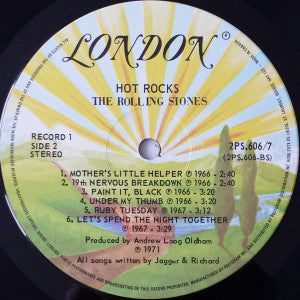 Rolling Stones, The ‎– Hot Rocks 1964-1971 - 2 Vinyl lps- Classic Rock (vinyl)Tree Label -