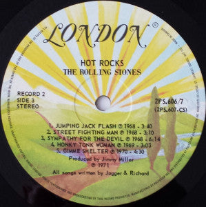 Rolling Stones, The ‎– Hot Rocks 1964-1971 - 2 Vinyl lps- Classic Rock (vinyl)Tree Label -