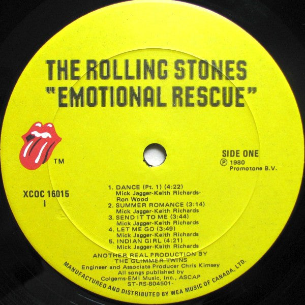 Rolling Stones - Emotional Rescue -1980 - Classic Rock (Vinyl)