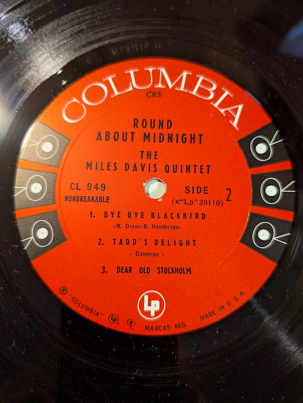 Miles Davis ‎– 'Round About Midnight- 1957 Jazz, Hard Bop