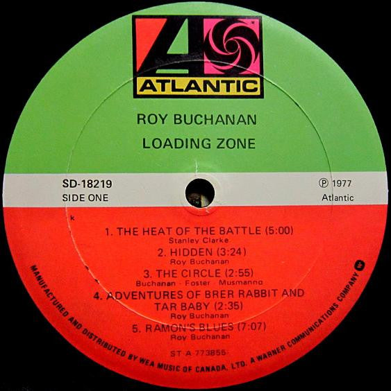 Roy Buchanan – Loading Zone 1977 	Blues Style: Modern Electric Blues (Vinyl))