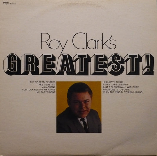 Roy Clark – Roy Clark's Greatest! - 1969-Country, Folk (Vinyl ) NMINT