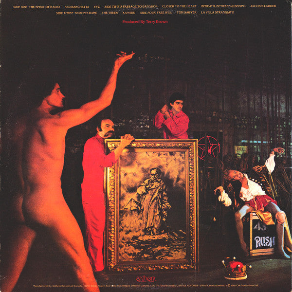 Rush ‎– Exit...Stage Left - 1981 - Prog Rock 2 lps  (vinyl) Near  Mint - excellent vinyl !!