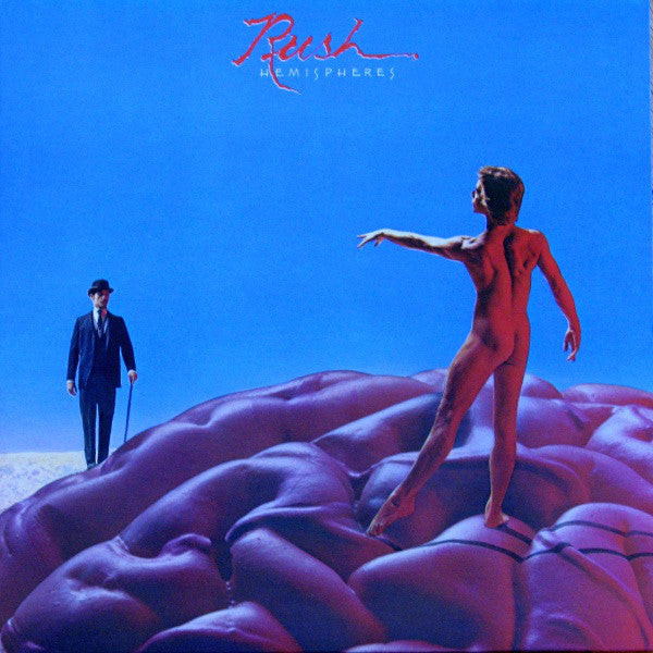 Rush ‎– Hemispheres 1978 Prog Rock (vinyl) Near Mint - Red Transparent no Poster ! Very Rare