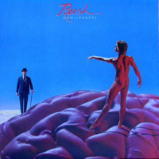 Rush ‎– Hemispheres 1978 Prog Rock (vinyl) Near Mint - Red Transparent no Poster ! Very Rare