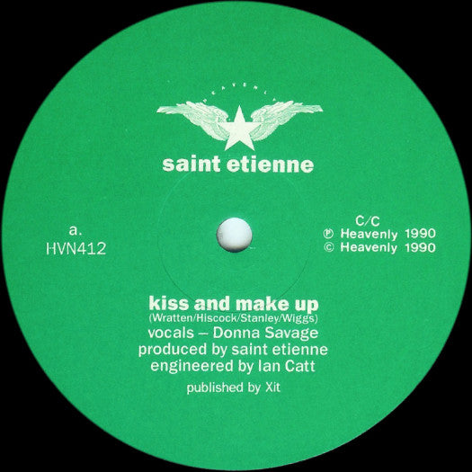 Saint Etienne – Kiss And Make Up 1990-Electronic Style: Synth-pop ( UK Vinyl, 12", 45 RPM, Single)