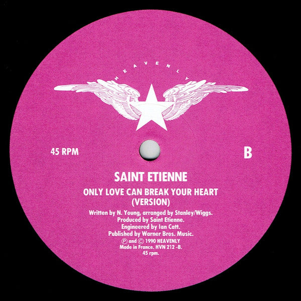 Saint Etienne – Only Love Can Break Your Heart – 1990 – Indie Dance / Balearic (vinyl)