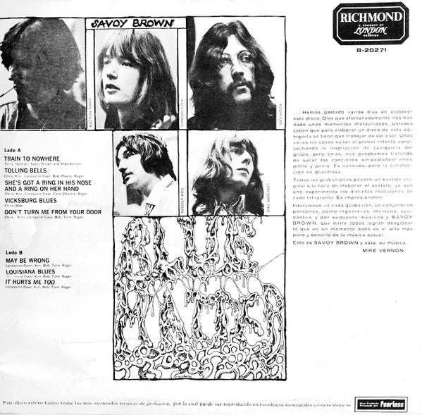 Savoy Brown – Blue Matter - Blues Rock, Rhythm & Blues ( Rare Vinyl )