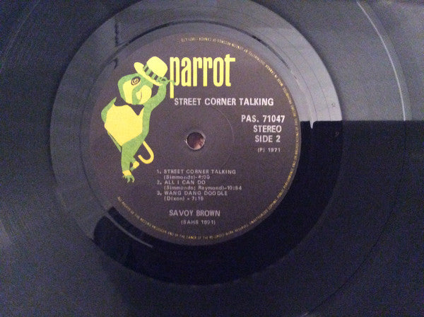 Savoy Brown ‎– Street Corner Talking -1971  Classic Rock, Blues Rock (vinyl)