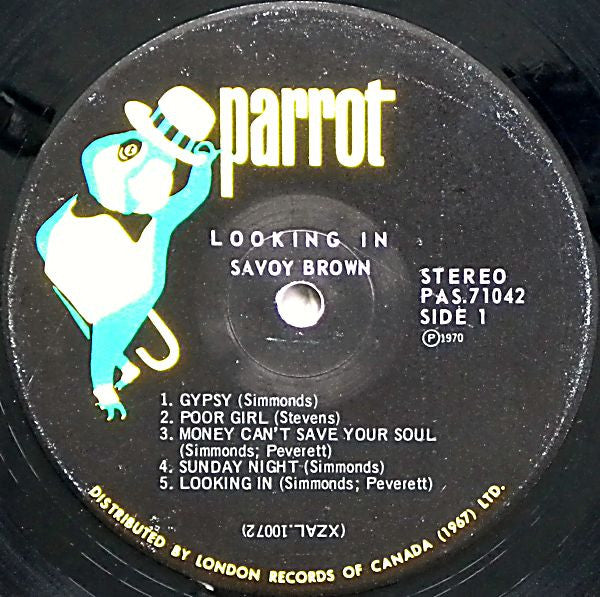 Savoy Brown ‎– Looking In -1970 - Blues Rock, Classic Rock ( great vinyl!)