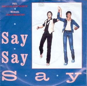Paul McCartney and Michael Jackson ‎– Say Say Say -1983- Vinyl, 12", 33 ⅓ RPM, Single