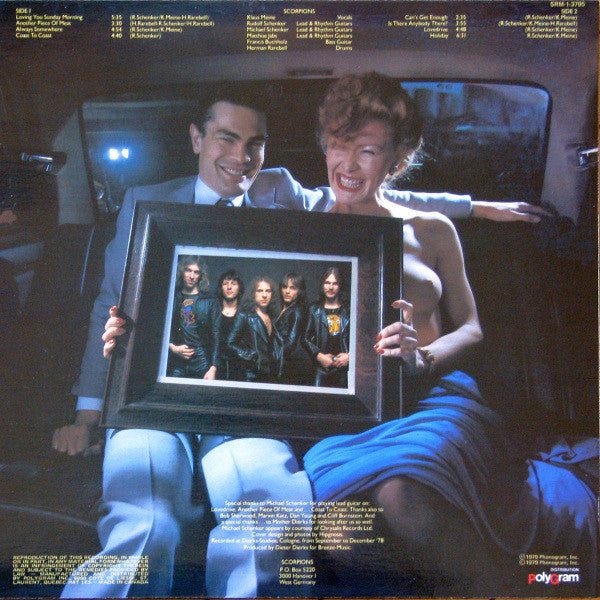 Scorpions – Lovedrive -1979-Hard Rock (Vinyl) excellent -slight cover wear